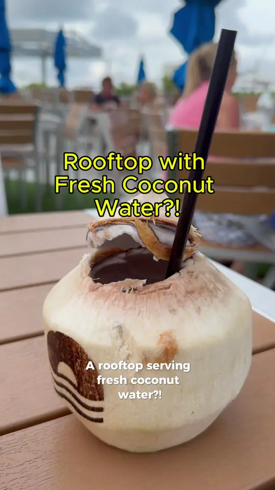Sunset Club Rooftop in Hollywood showing rooftop views, tropical drinks, sushi rolls, desserts, happy hour, video by sherefuntimes on TikTok