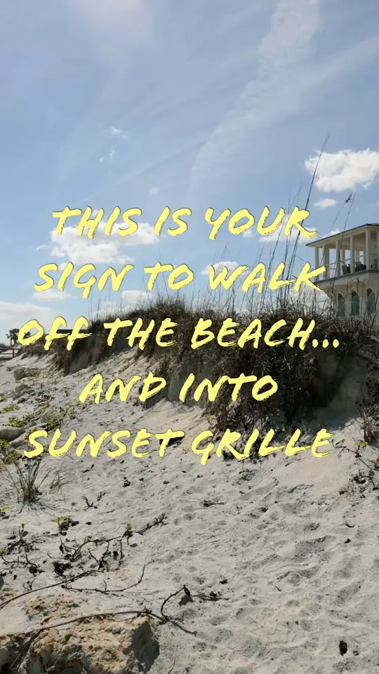 Sunset Grill Clearwater in Clearwater showing seafood, tropical cocktails, beach proximity, video by Sunset Grille on Facebook