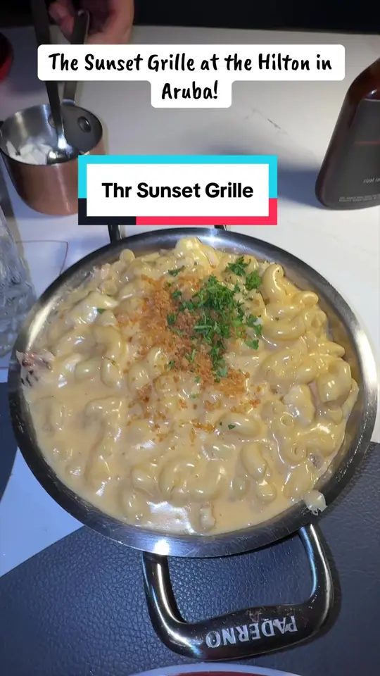 Sunset Grille in Marco Island showing review, atmosphere, excellent service, video by arubavacationtips on TikTok