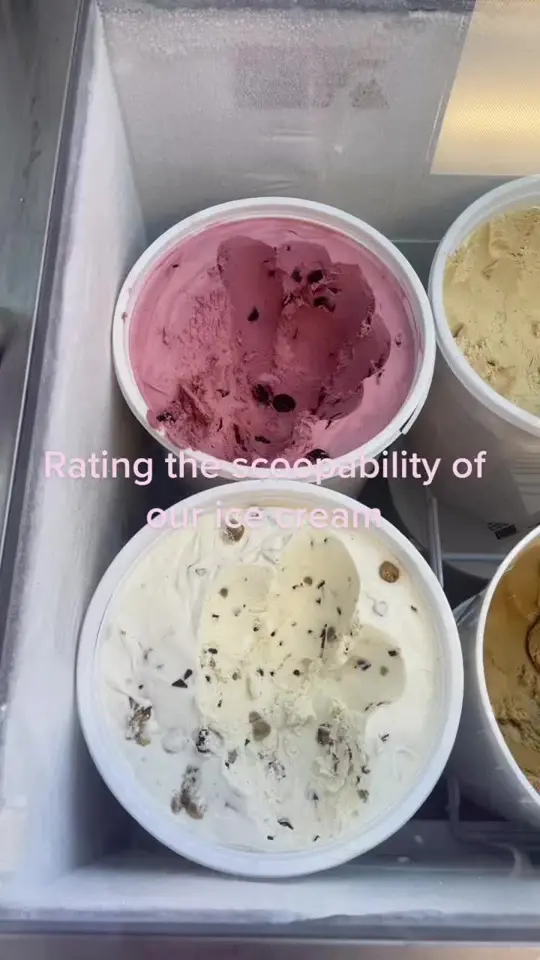 Super Scoops in Treasure Island showing ice cream, super scoops ice cream scoopability, video by superscoopsfl on TikTok