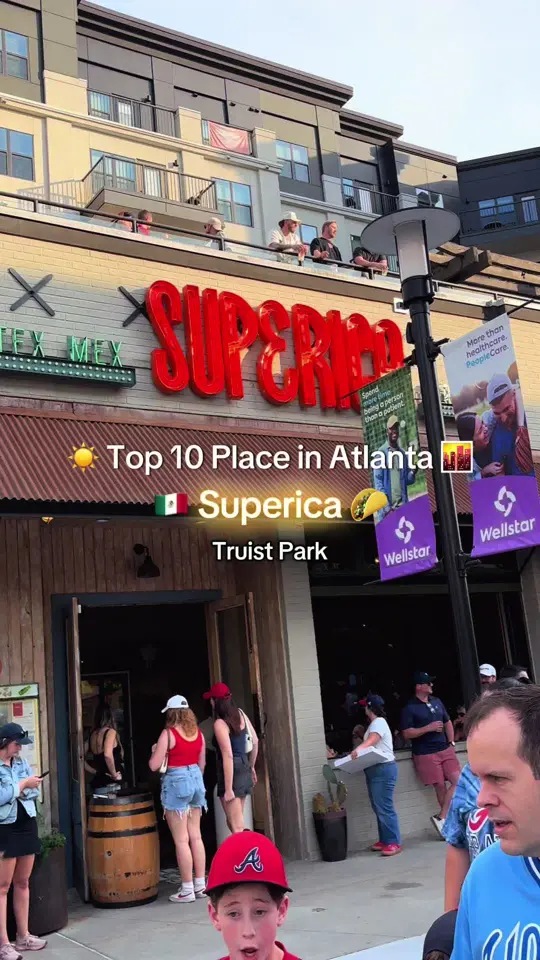 Superica in Atlanta showing review, visit, video by cj_explore on TikTok