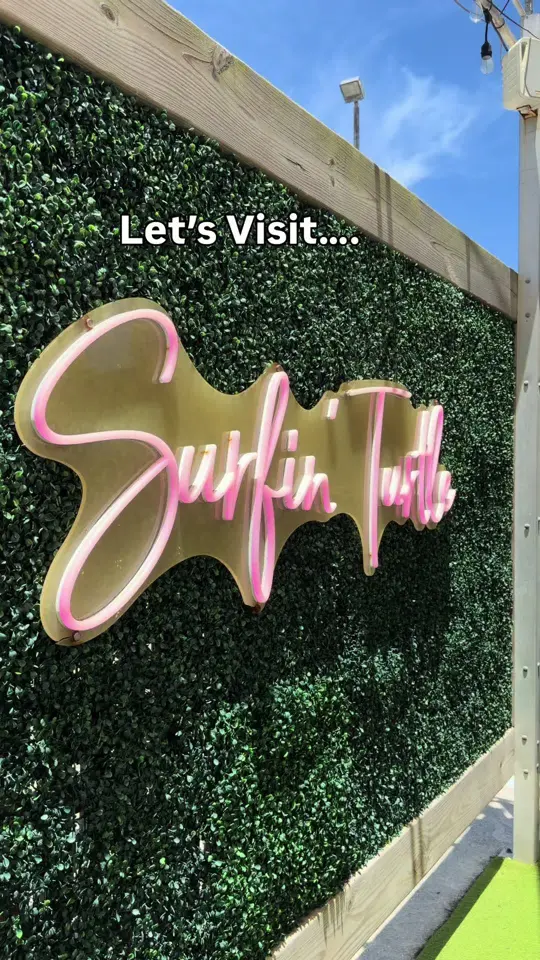 Surfin' Turtle Ice Cream Shoppe in Satellite Beach showing visit, ice cream, video by thetatfam on TikTok