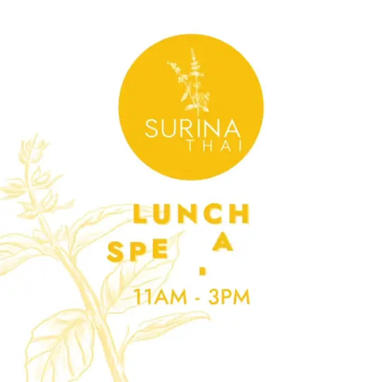 Surina Thai in Chamblee showing lunch special, restaurant, video by Surina Thai on Facebook