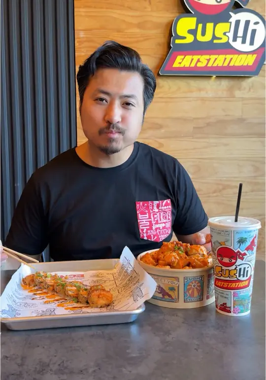 Sus Hi Eatstation - Tampa, FL in Tampa showing restaurant, sus hi eatstation, video by sushieatstation on TikTok