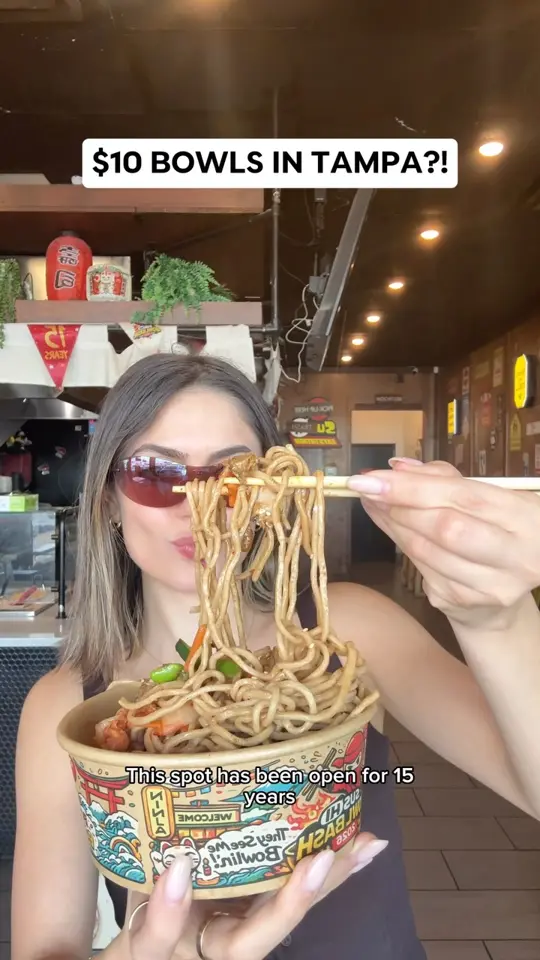 Sus Hi Eatstation - Tampa, FL in Tampa showing poke bowl, mac and cheese, bogo offer, video by Food By Tiana on Facebook