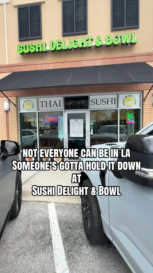 Sushi Delight and Bowl in Winter Springs showing restaurant life, sushi, noodles, video by Sushi Delight & Bowl on Facebook
