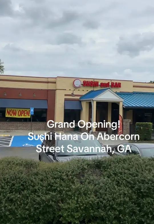 Sushi Hana Savannah in Savannah showing udon soup, yaki udon, teriyaki, fried rice, video by sushi.hana.abercorn on TikTok