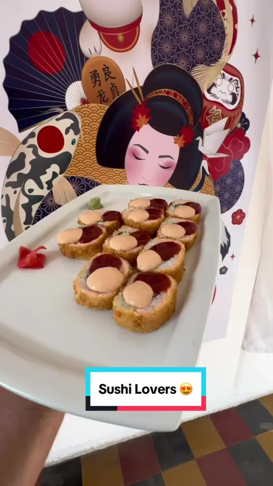 Sushi Maki - Coconut Grove in Miami showing sushi, video by davistravel_ on TikTok