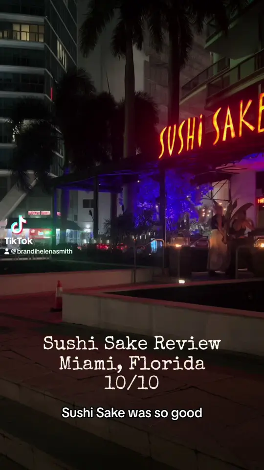Sushi Sake South Miami in Miami showing sushi, review, video by brandihelenas on TikTok
