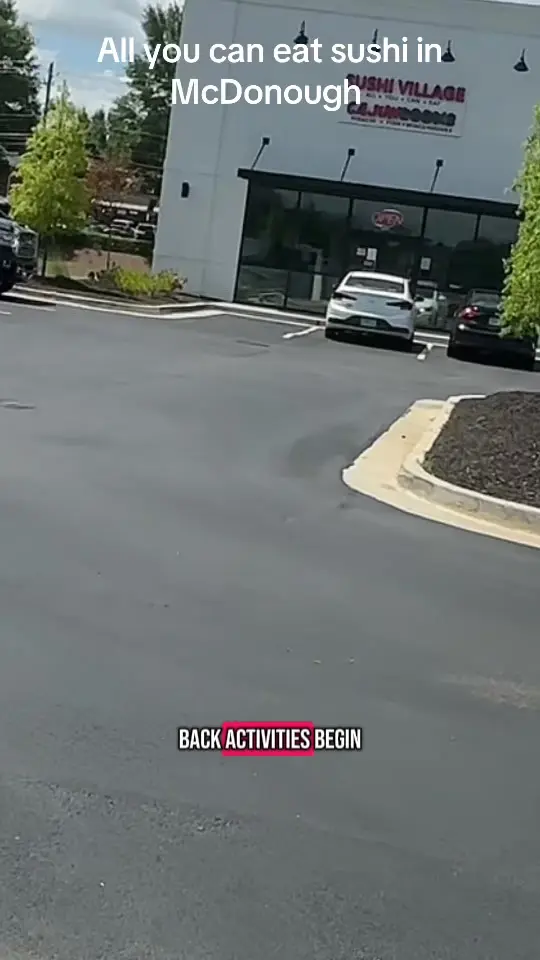 Sushi Village & Cajun Cooks in McDonough showing all you can eat sushi, ayce, video by aurorahsgarden on TikTok
