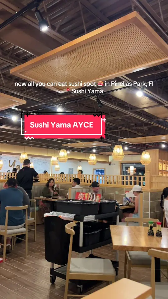 Sushi Yama in Tampa showing sushi, restaurant visit, video by matchawh0r3s on TikTok