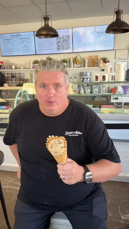 Sweet Aloha Ice Cream in Davie showing ice cream, sweet aloha ice cream, video by sweetalohadaviefl on TikTok