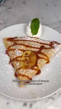 Sweet Paris Crêperie & Café in Coral Gables showing review, crepes, video by Ivie The Foodie on YouTube