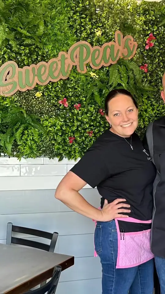 Sweet Pea's Downtown Eatery in Blairsville showing anniversary celebration, venue visit, video by Sweet Pea's Downtown Eatery on Facebook