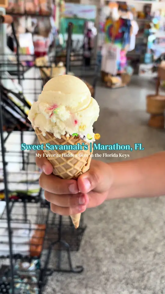  in Florida showing review, visit, ice cream, video by coastal.kathy on TikTok