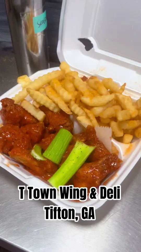 T TOWN WING & DELI - TIFTON, GA in Tifton showing wings, video by ttownwingsdeli on TikTok