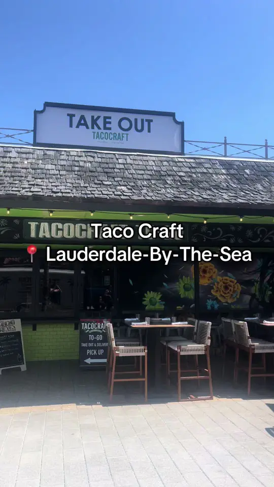 Taco Craft in Fort Lauderdale showing food, tacos, video by chicagozillennial on TikTok