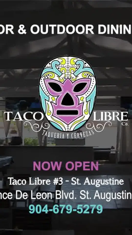 Taco Libre in St. Augustine showing restaurant, atmosphere, video by Taco Libre #3 - St. Augustine on Facebook