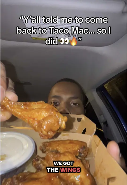 Taco Mac Conyers in Conyers showing food review, spicy wings, tmi sauce, video by therealgagrubs on TikTok