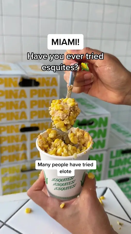 Tacombi in Miami showing food, esquites, video by tacombi_official on TikTok