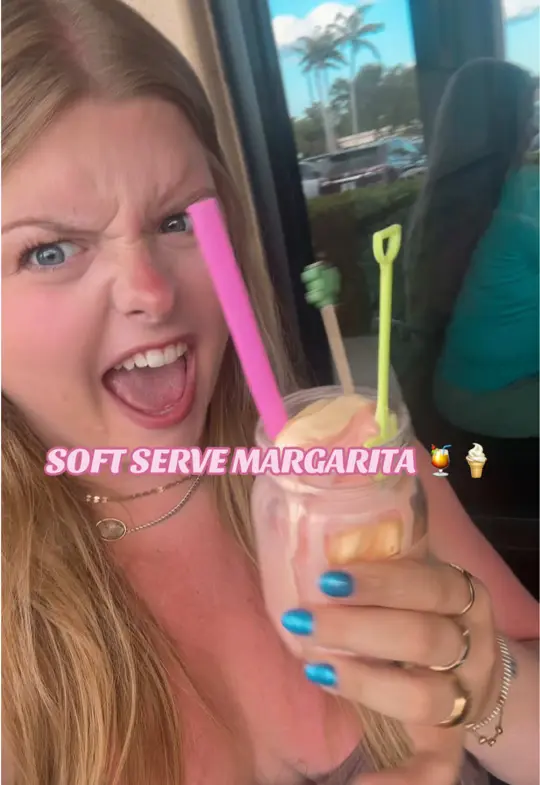 Tacos & Tequila Cantina in Naples showing review, visit, cocktail, soft serve margaritas, video by macedog13 on TikTok