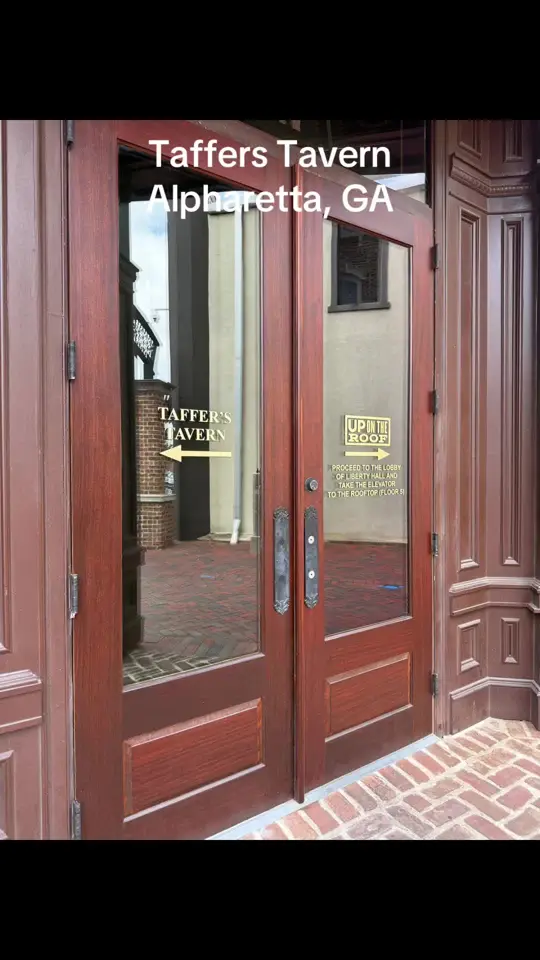 Taffer's Tavern Alpharetta in Alpharetta showing food, wings, deviled eggs, braised short rib, chicken avocado sandwich, fries, video by dodiepullenminor on TikTok