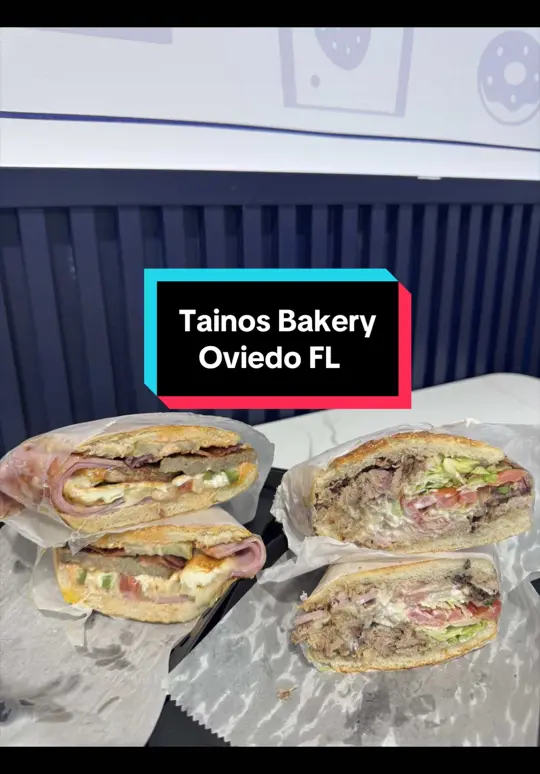 Tainos Bakery & Deli (Lake Underhill) in Orlando showing visit, bakery, video by milanas_travels on TikTok