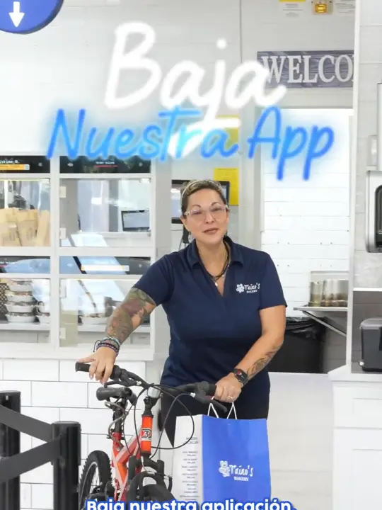 Tainos Bakery & Deli (Lake Underhill) in Orlando showing app ordering, pickup, bakery items, video by tainosbakery on TikTok