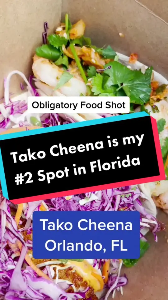  in Florida showing review, tacos, churro, video by foodtraveltoilets on TikTok