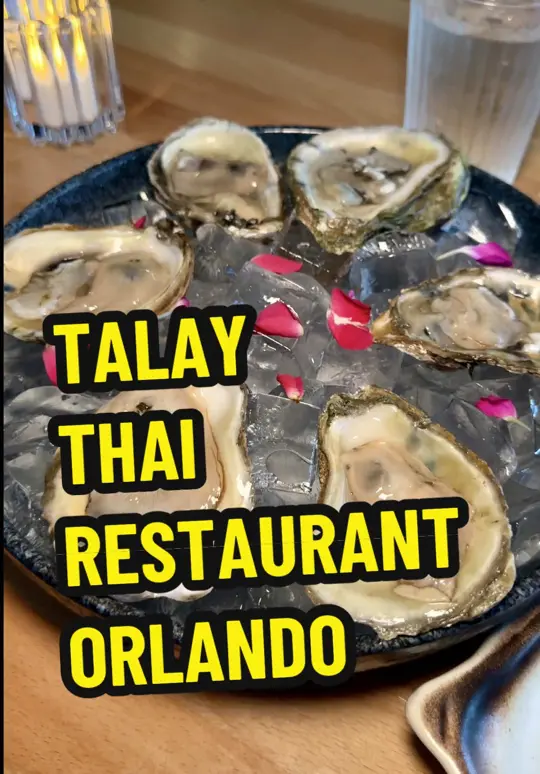 Talay Thai Cuisine in Miramar Beach showing cocktail, watermelon sugar high, cocktail, dragon fruit de la rose, appetizer, hoy jor, appetizer, oysters, appetizer, sua rong hai, video by briantreks on TikTok
