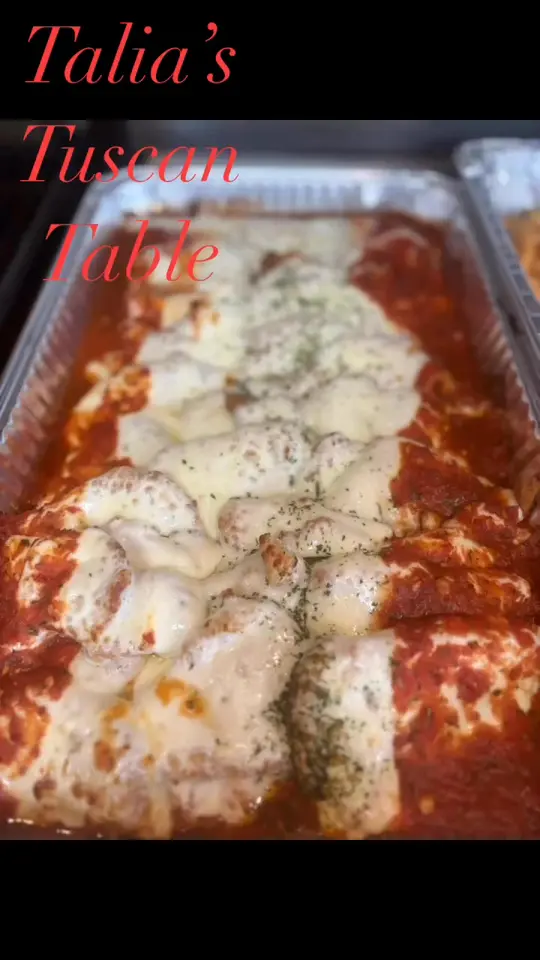 Talia's Tuscan Table in Delray Beach showing catering, italian food, video by Talia's Tuscan Table on Facebook