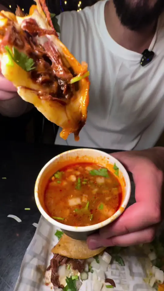 Talkin' Tacos Brickell in Miami showing review, visit, video by foodwithibrahim on TikTok