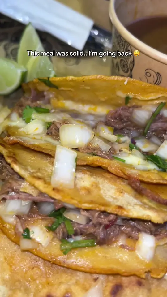 Talkin' Tacos Coral Springs in Coral Springs showing burrito, birria tacos, street corn, video by un_fayzed on TikTok