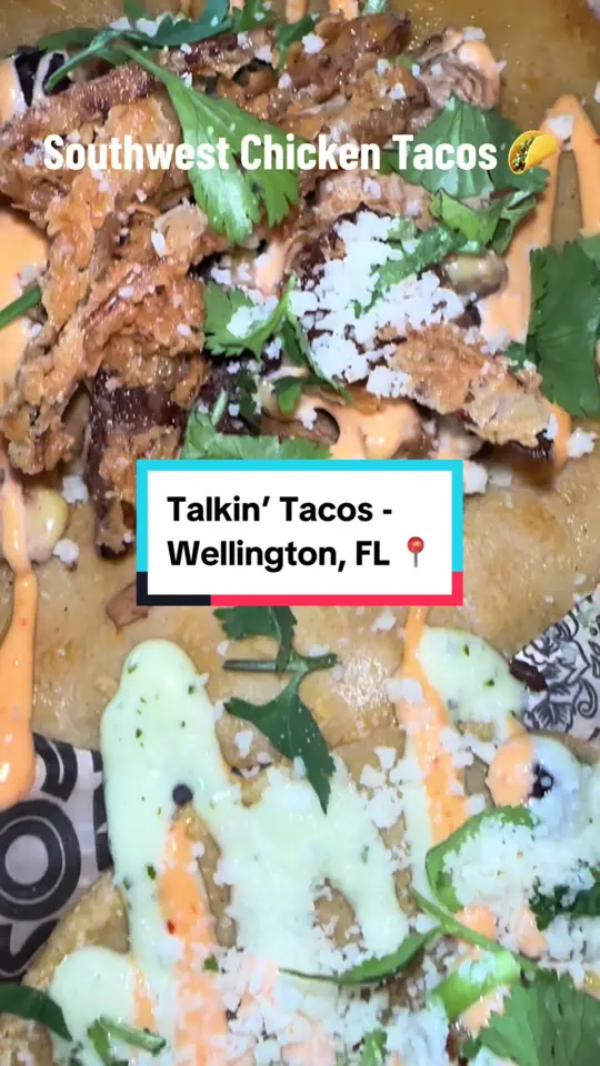 Talkin' Tacos Wellington in Wellington showing food, authentic halal mexican food, blue lemonade, southwest chicken tacos, steak burrito, chicken quesadilla, video by de_lishus on TikTok