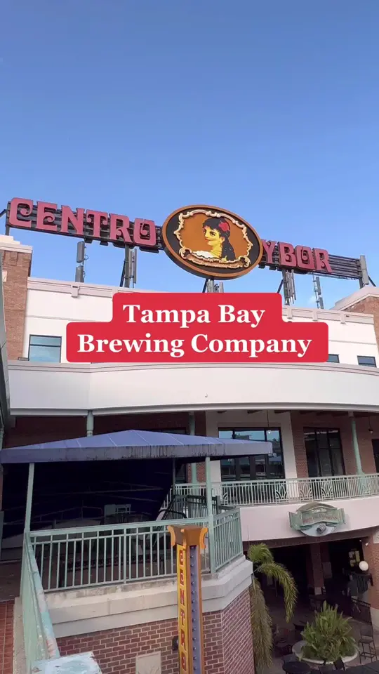 Tampa Bay Brewing Company in Tampa showing wings, beer, visit, video by godfatherofmeat on TikTok