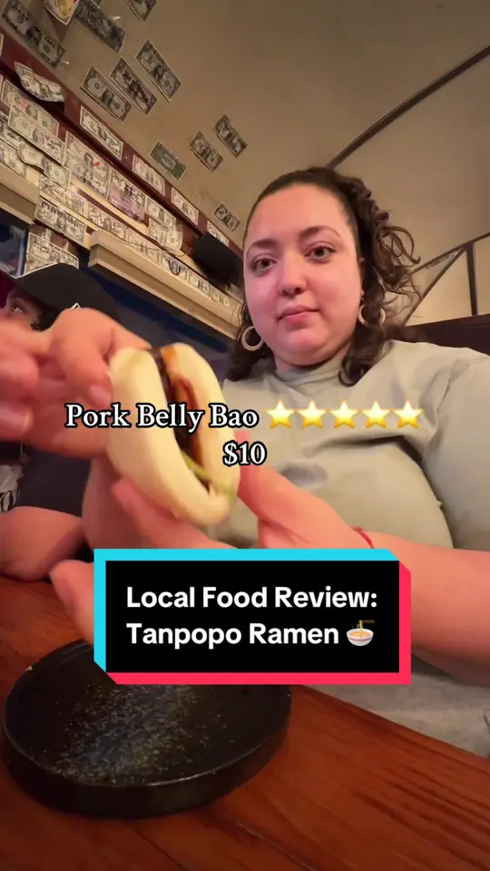 Tanpopo Ramen and Sake Bar in Albany showing review, ramen, video by the.tati.edit on TikTok