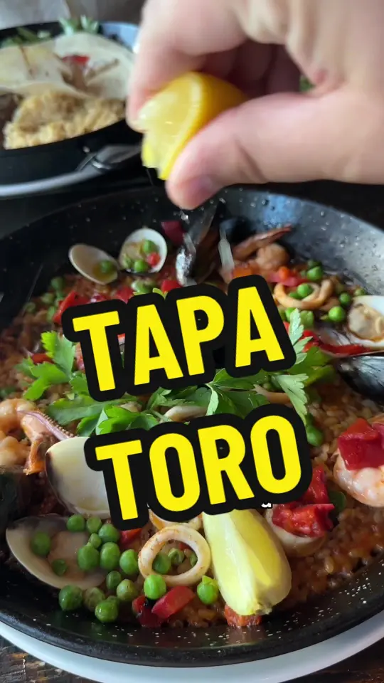  in Florida showing restaurant visit, tapas, paella, video by briantreks on TikTok