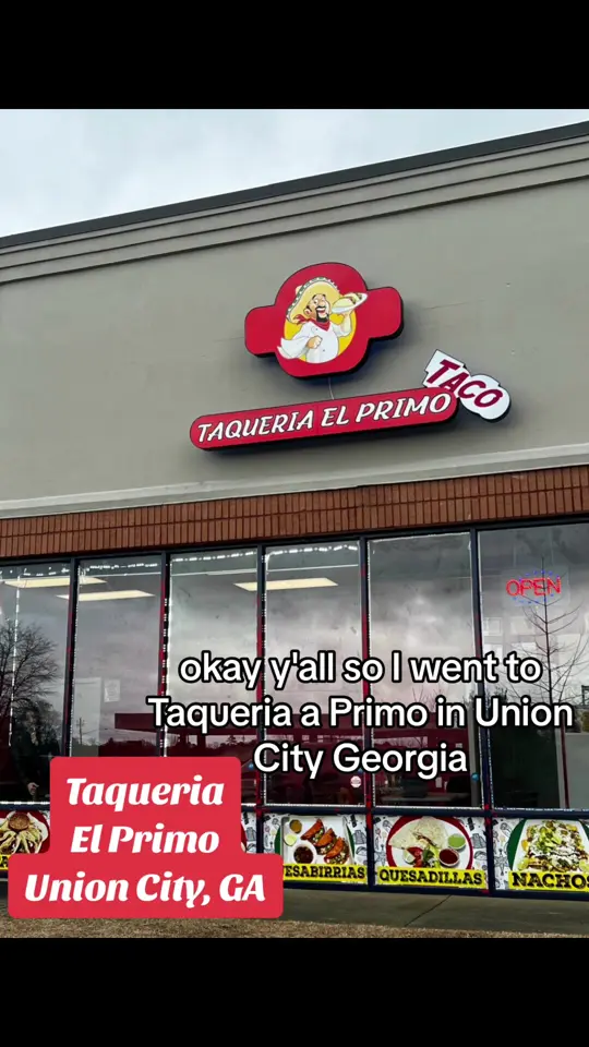 Taqueria El Primo in Union City showing food review, street tacos, barbacoa, red salsa, green creamy salsa, video by creativecris3 on TikTok