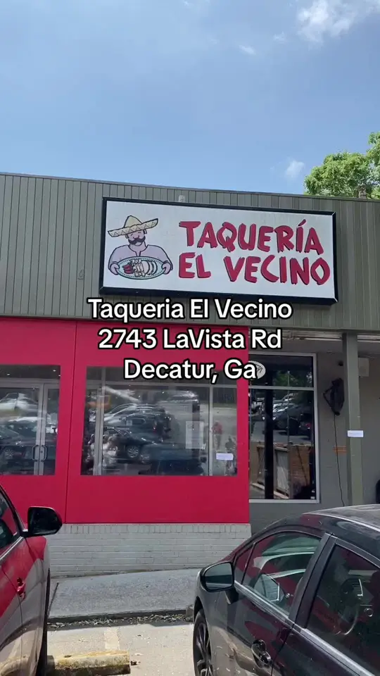 Taqueria El Vecino in Decatur showing brunch, tacos, kid friendly, video by aprilstok on TikTok