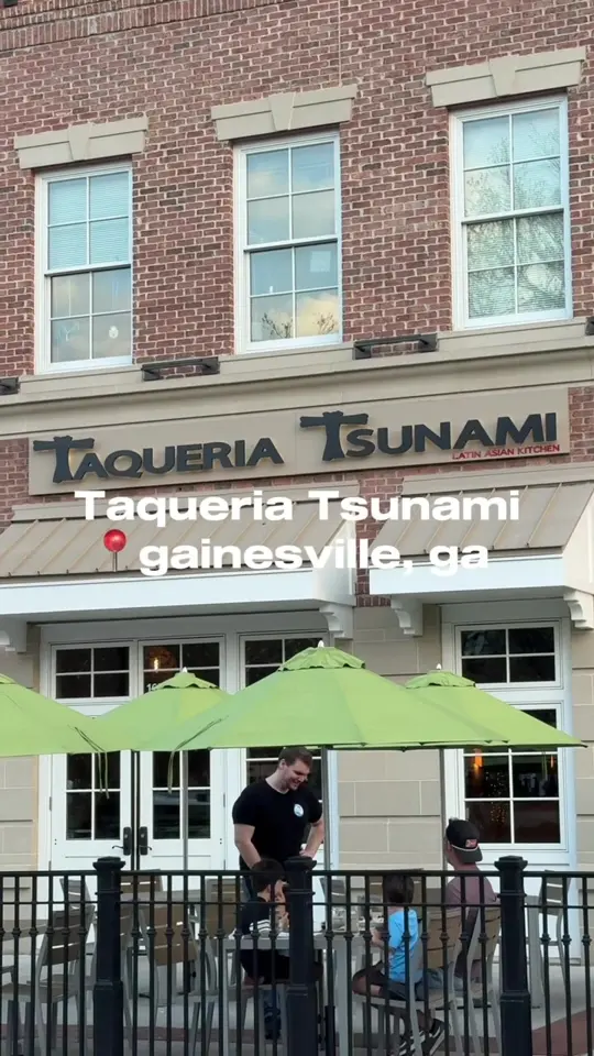 TaqueriaTsunami in Gainesville showing visit, atmosphere, agave margarita, video by val4hunnid on TikTok