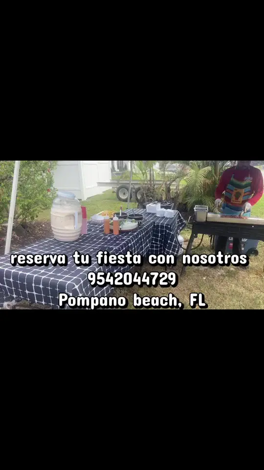 Taquiza in Miami Beach showing food truck, fiesta, video by linosrefresqueria on TikTok