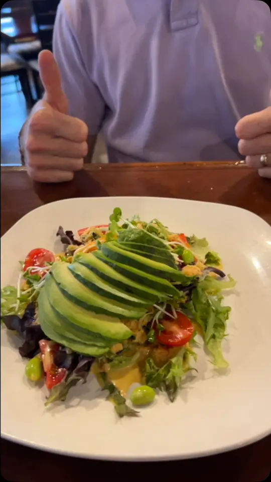 Tara Thai & Sushi in St Simons Island showing food, asian salad, video by Tara Thai & Sushi on Facebook