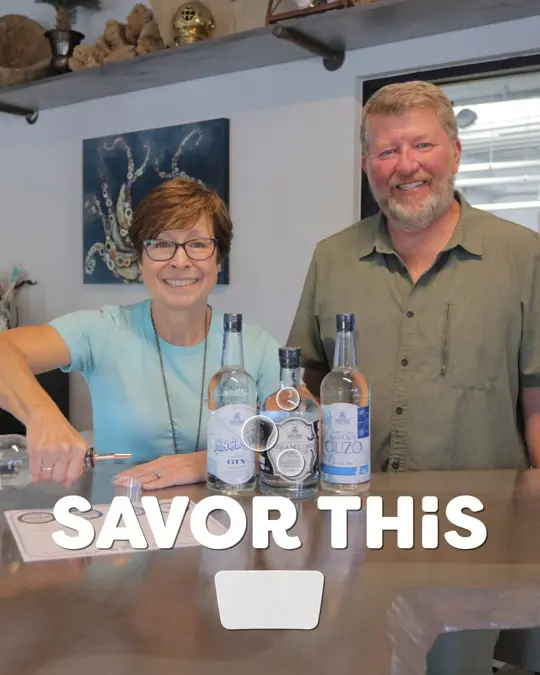  in Florida showing spirits, distillery tour, complimentary taste, video by Visit St. Pete-Clearwater on Facebook