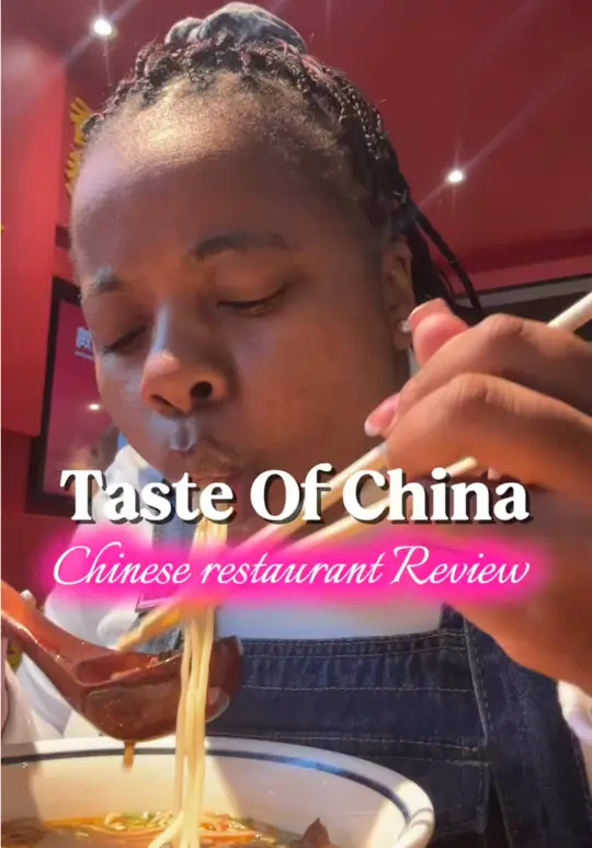 Taste of China in Duluth showing food review, chinese food, video by k.eora on TikTok