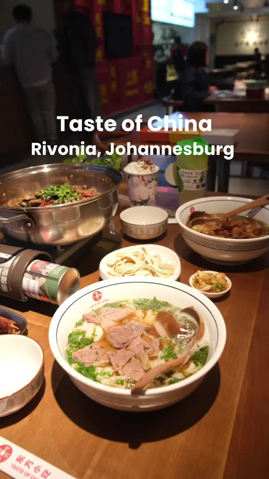 Taste of China in Duluth showing review, ramen, hot pot, prawn dumplings, chicken wings, milky tea, lemon tea, video by shortyugcforbusinesses on TikTok