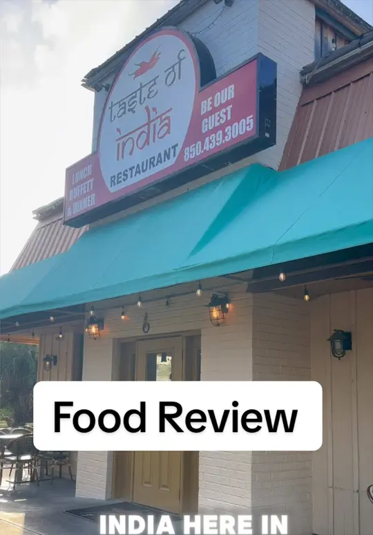 Taste Of India in Pensacola showing indian food, buffet, mangolassi, video by bigggbackzack on TikTok