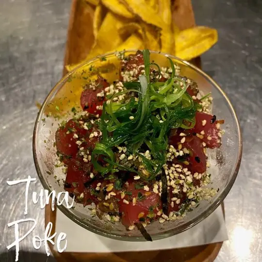 Tavern N Town in Key West showing live music, tuna poke, video by Tavern N Town on Facebook