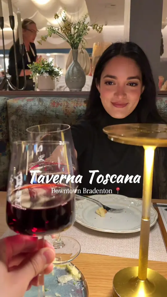 Taverna Toscana in Bradenton showing dinner, italian food, video by berryreny on TikTok