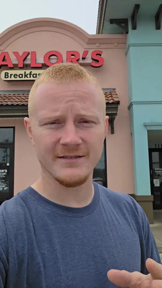 Taylor’S Breakfast And Lunch in Pensacola showing visit, breakfast, video by Matt's Adventures on Facebook