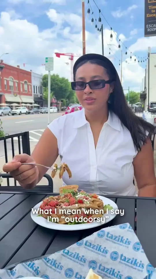 Taziki's Mediterranean Cafe - Tallahassee in Tallahassee showing patio dining, atmosphere, video by tazikis on TikTok